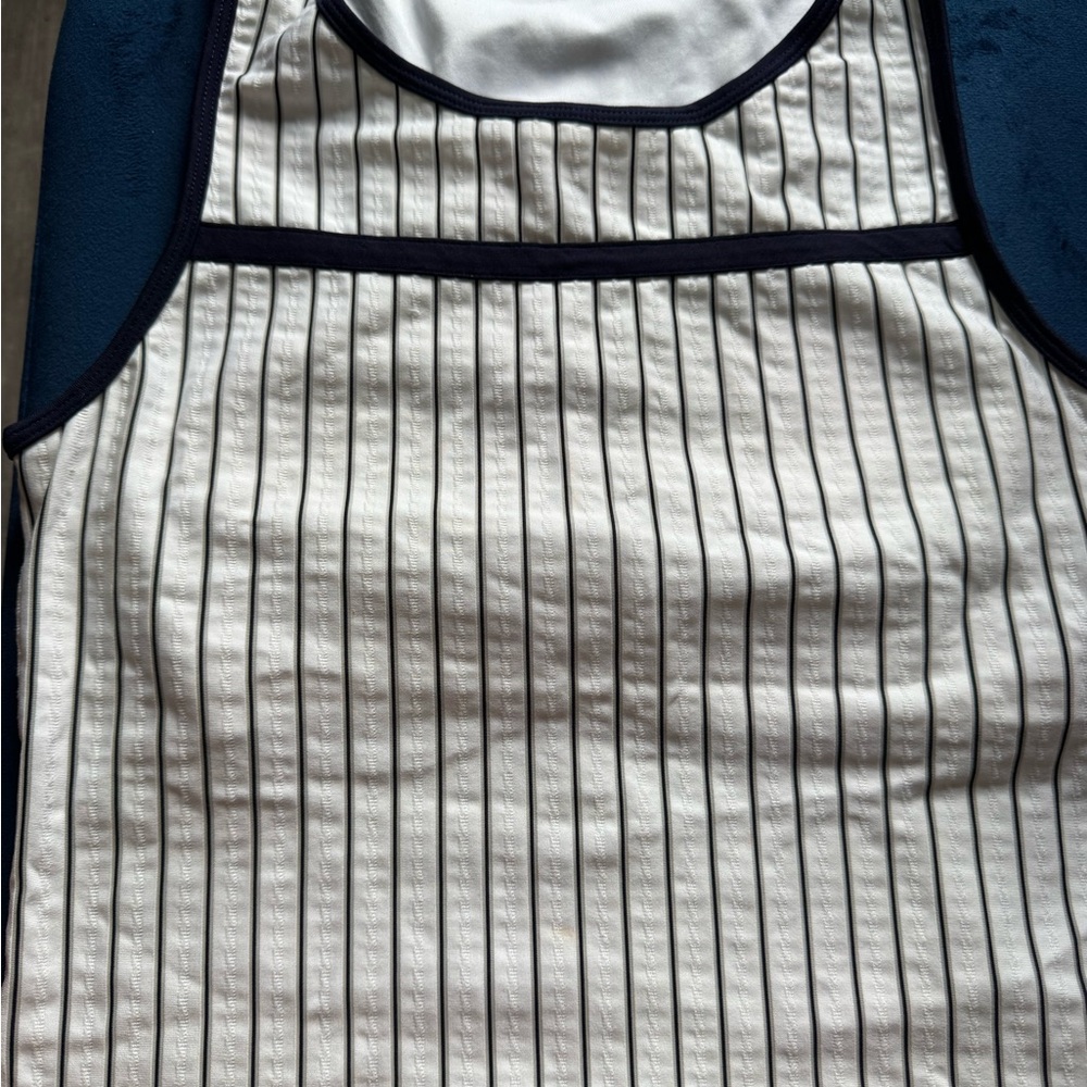 Wimbledon White and Black Top